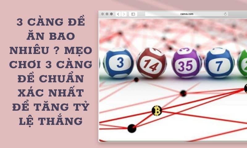 3 càng đề ăn bao nhiêu