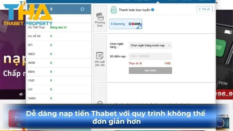 Dễ dàng nạp tiền KUBET với quy trình không thể đơn giản hơn